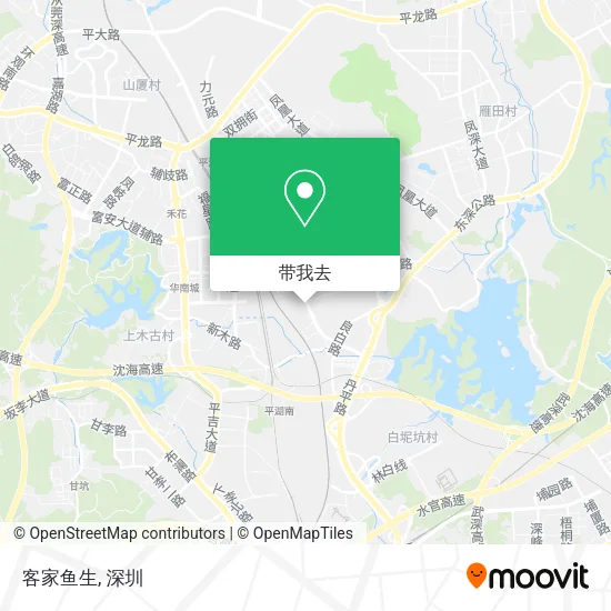 客家鱼生地图