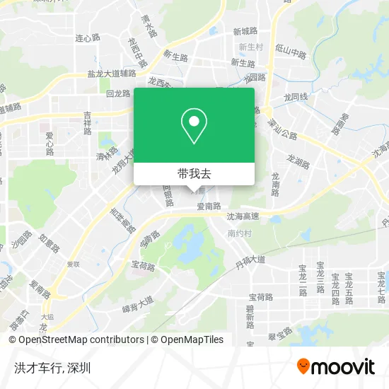 洪才车行地图