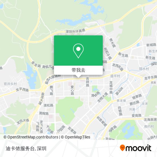 迪卡侬服务台地图