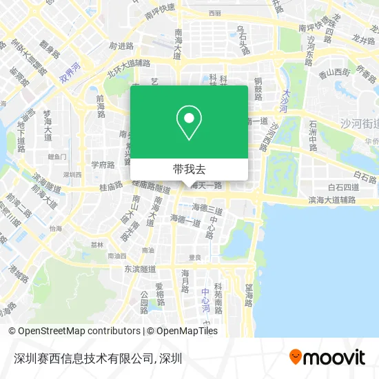 深圳赛西信息技术有限公司地图