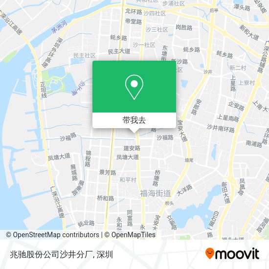 兆驰股份公司沙井分厂地图