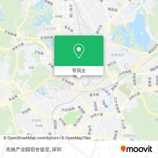 兆驰产业园宿舍饭堂地图
