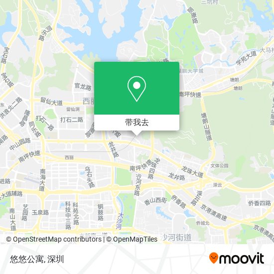 悠悠公寓地图