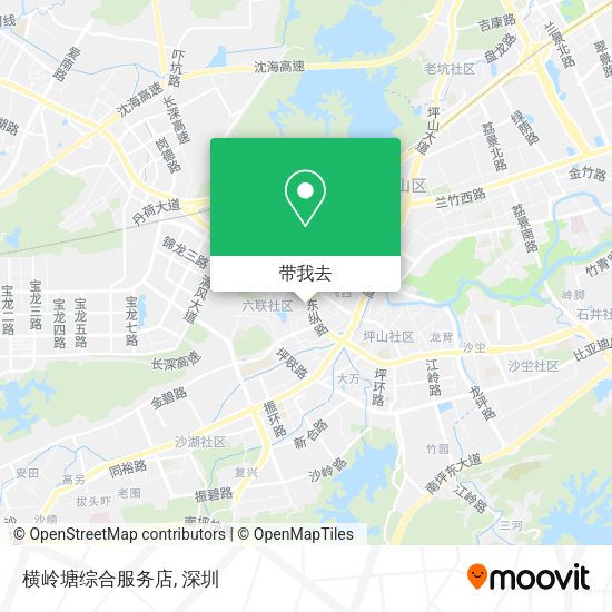 横岭塘综合服务店地图