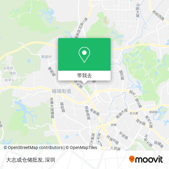 大志成仓储批发地图