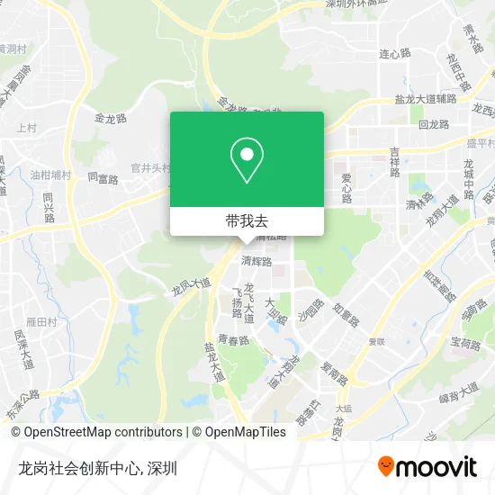 龙岗社会创新中心地图