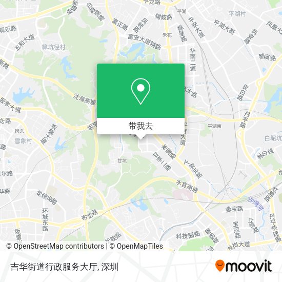 吉华街道行政服务大厅地图