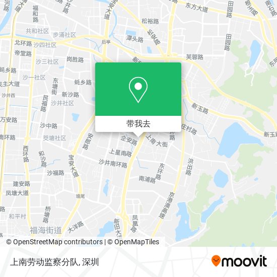 上南劳动监察分队地图