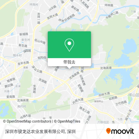 深圳市骏龙达农业发展有限公司地图