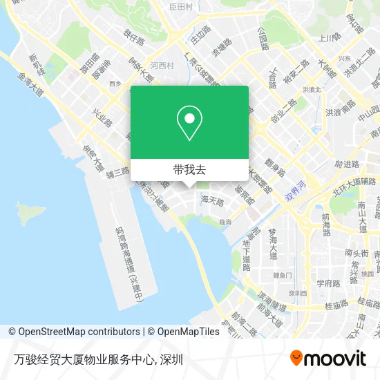 万骏经贸大厦物业服务中心地图