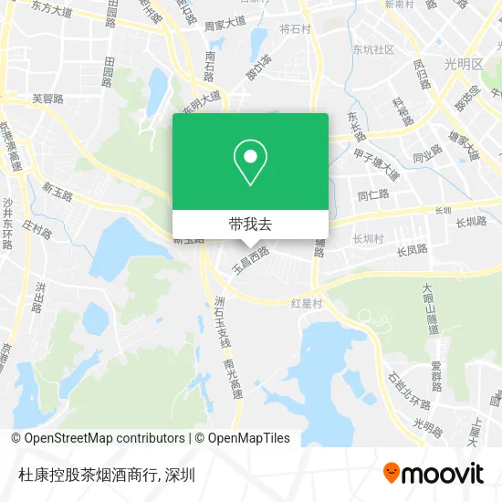 杜康控股茶烟酒商行地图