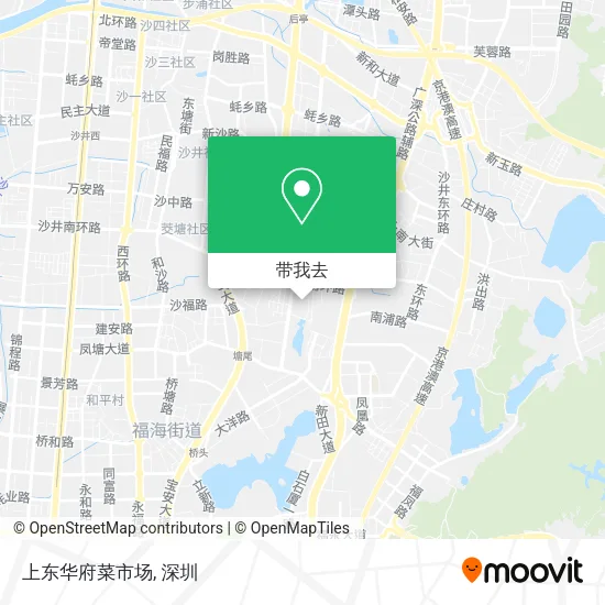 上东华府菜市场地图