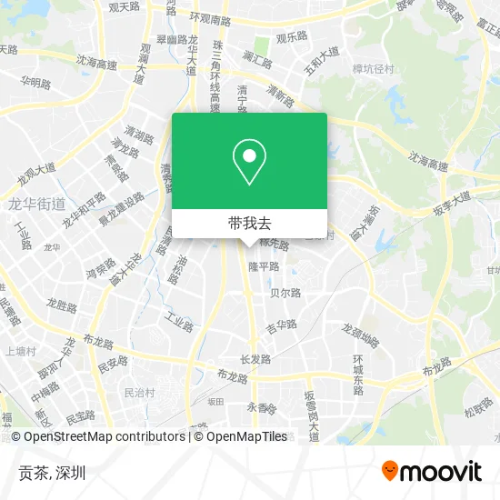 贡茶地图