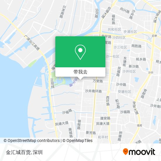 金汇城百货地图