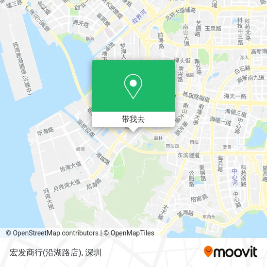 宏发商行(沿湖路店)地图