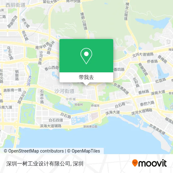 深圳一树工业设计有限公司地图