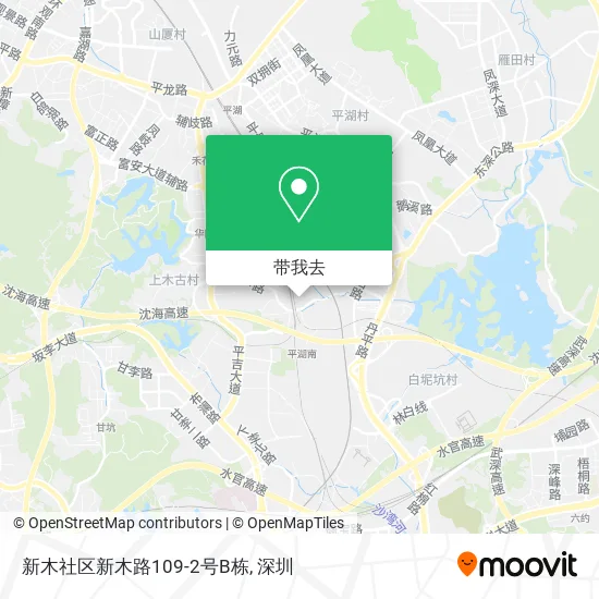 新木社区新木路109-2号B栋地图