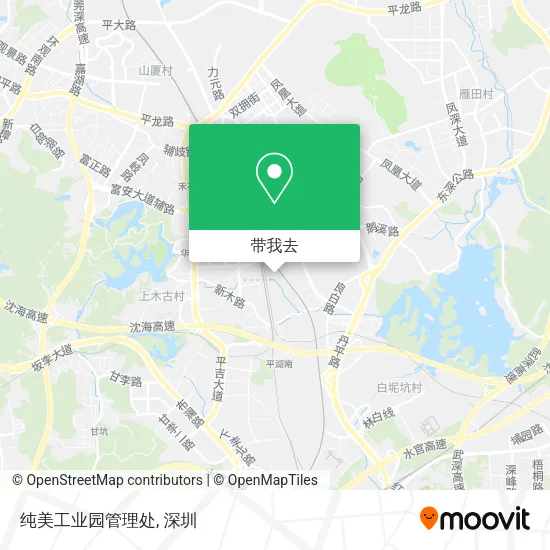 纯美工业园管理处地图