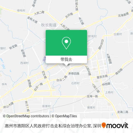 惠州市惠阳区人民政府打击走私综合治理办公室地图