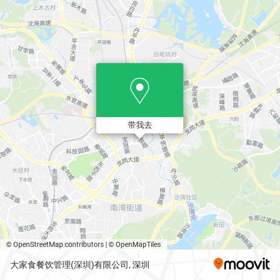大家食餐饮管理(深圳)有限公司地图