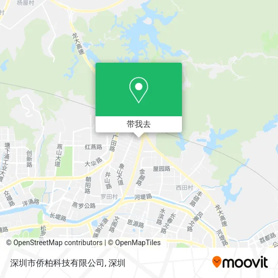 深圳市侨柏科技有限公司地图
