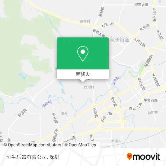 恒生乐器有限公司地图
