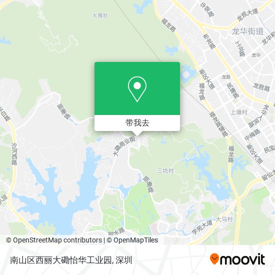 南山区西丽大磡怡华工业园地图