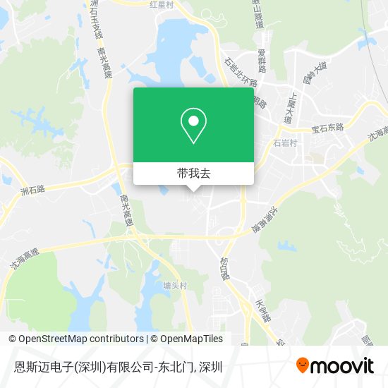 恩斯迈电子(深圳)有限公司-东北门地图