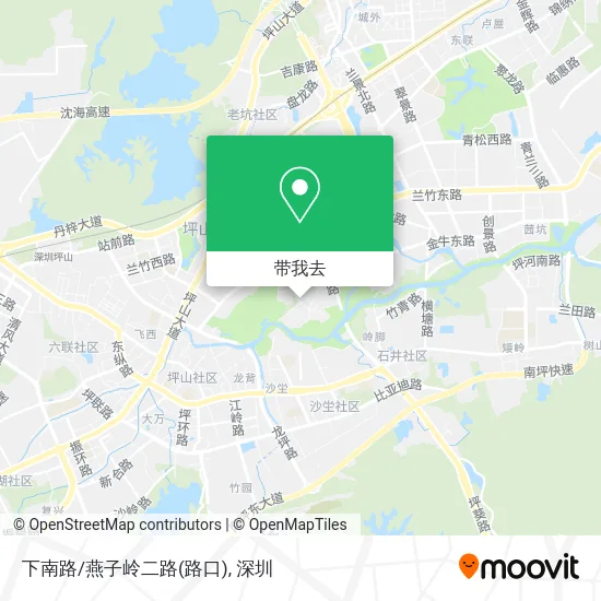 下南路/燕子岭二路(路口)地图