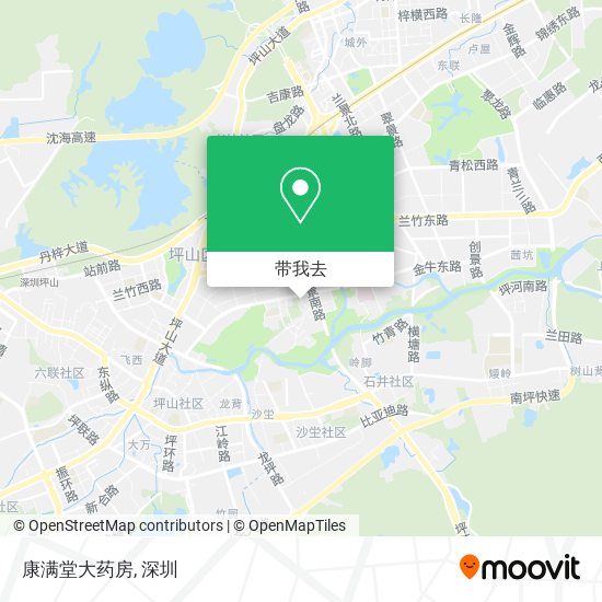 康满堂大药房地图