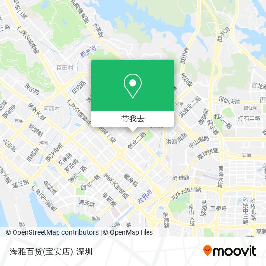 海雅百货(宝安店)地图