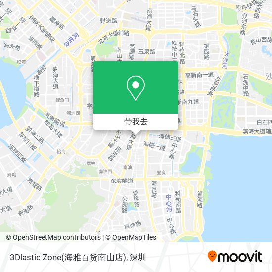 3Dlastic Zone(海雅百货南山店)地图