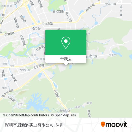 深圳市启新辉实业有限公司地图