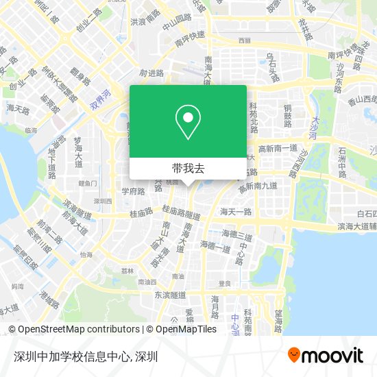 深圳中加学校信息中心地图