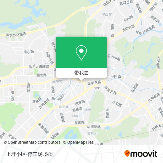上圩小区-停车场地图