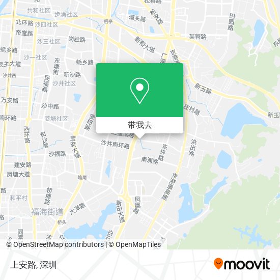 上安路地图