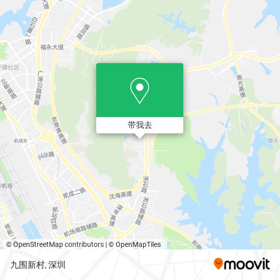 九围新村地图
