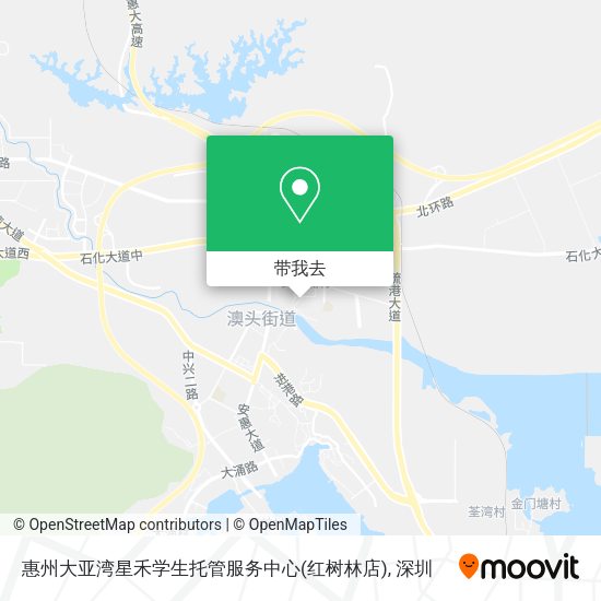 惠州大亚湾星禾学生托管服务中心(红树林店)地图