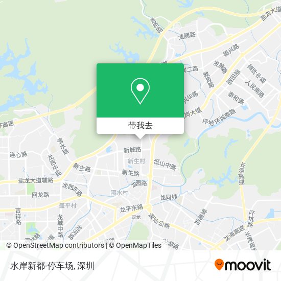 水岸新都-停车场地图