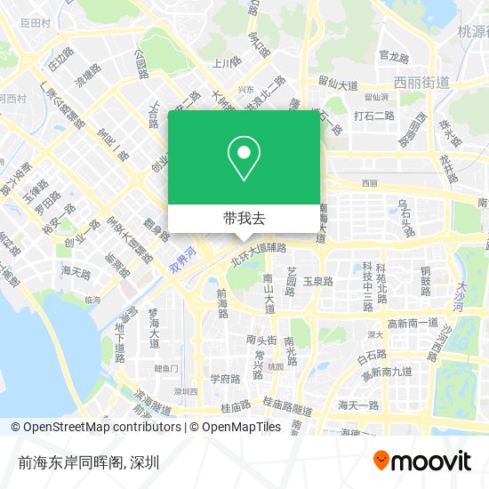前海东岸同晖阁地图
