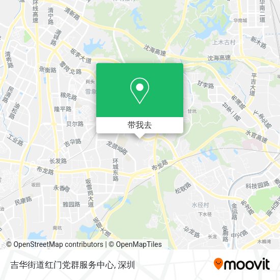 吉华街道红门党群服务中心地图