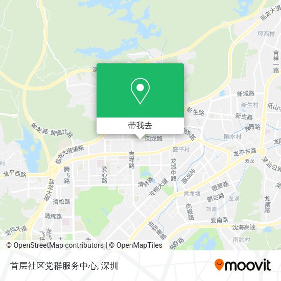 首层社区党群服务中心地图