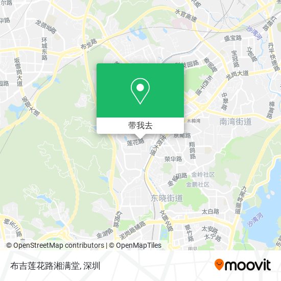 布吉莲花路湘满堂地图
