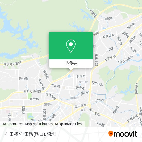 仙田桥/仙田路(路口)地图