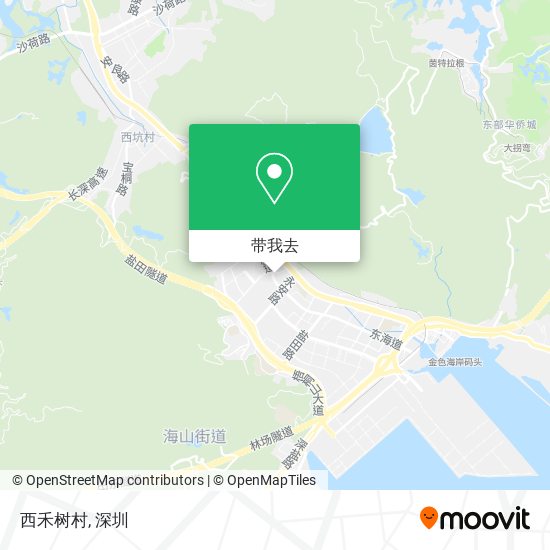 西禾树村地图