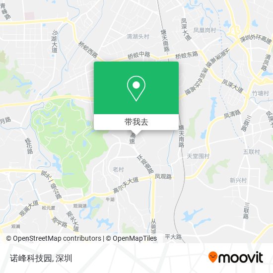 诺峰科技园地图