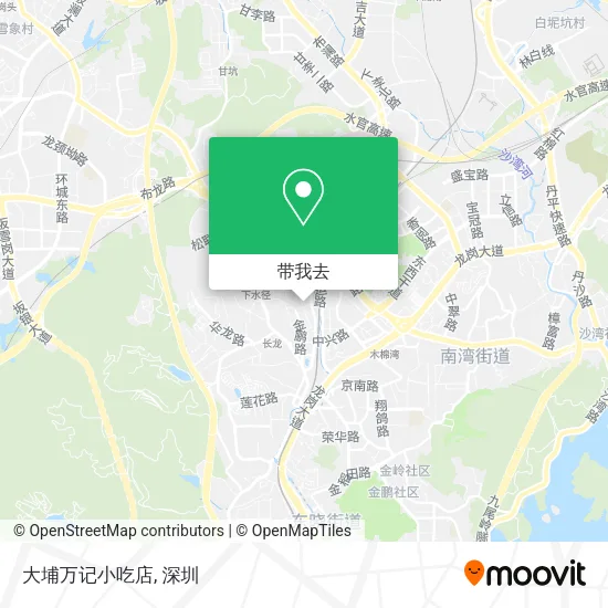 大埔万记小吃店地图