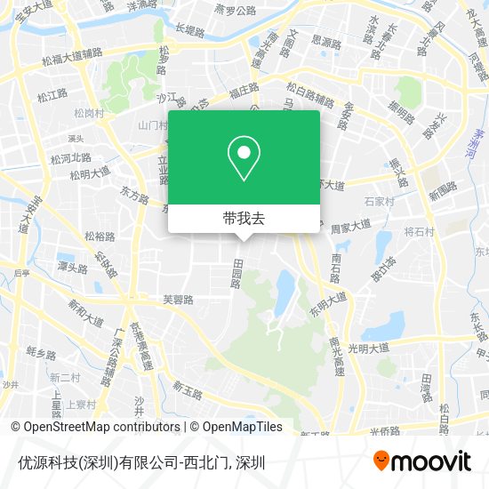 优源科技(深圳)有限公司-西北门地图