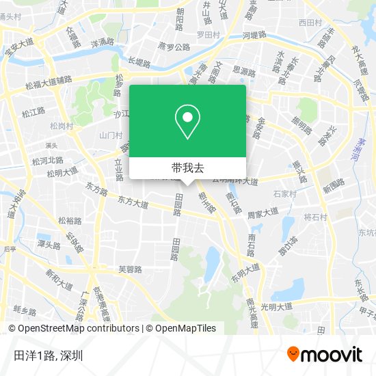 田洋1路地图