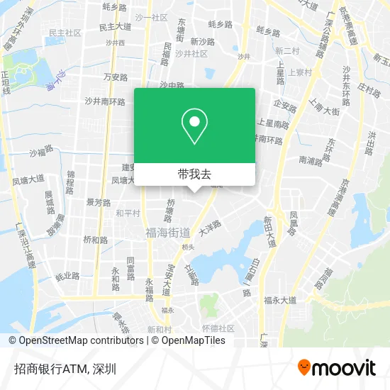 招商银行ATM地图